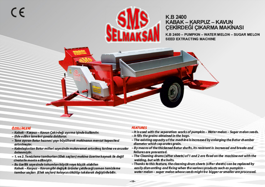 K.B 2400-Kabak Karpuz Kavun Çekirdeği Çıkarma Makinesi - Yıkamalı_detail_0